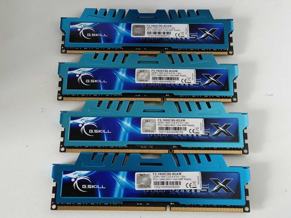 8gb DDR3 1600MHz G.Skill RipJaws. Игровая  память для компьютера  PC3