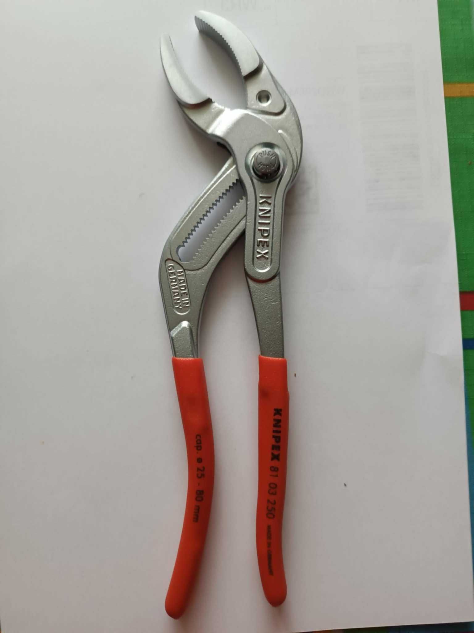 Knipex Szczypce do syfonów sanitarnych, muf i złączek,filtry itp,