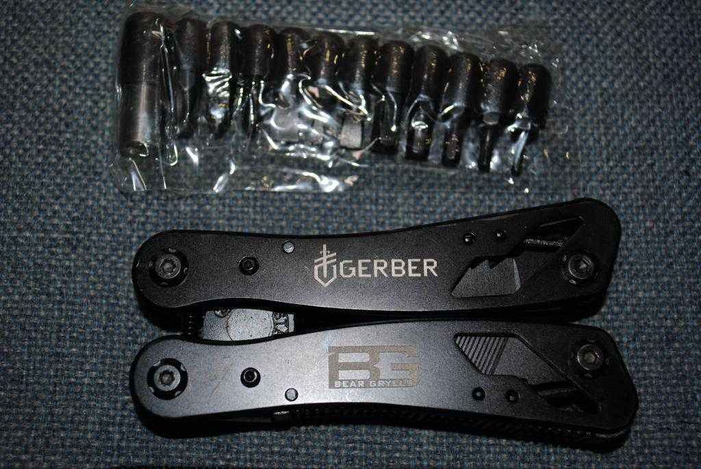Мультитул Gerber Bear Grylls з набором біт насадок та пасатижами 9 в 1