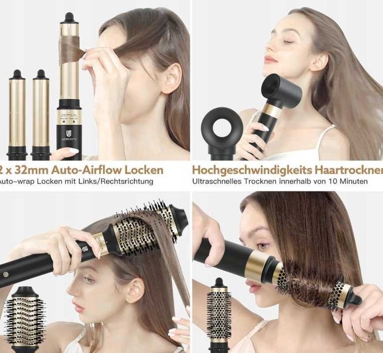 Suszarka lokówka do włosów 5w1 Webeauty 110 000 obr./min z jonizacją