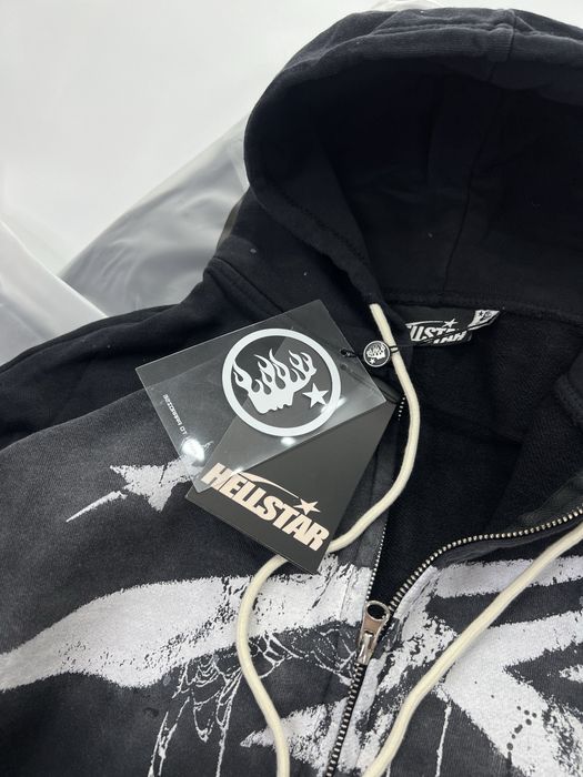 Зіпка Hellstar кофта худі zip hoodie хелстар y2k sk8 drill
