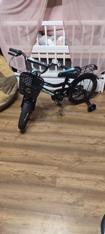 Вінниця/дитячий велосипед з корзинкою та додатковими колесами