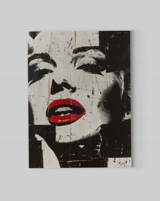 Obraz na płótnie Marilyn Monroe 60x80 cm - Pop-Art do salonu