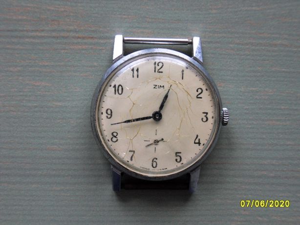 Zegarek mechaniczny nakręcany, marka ZIM - prod. ZSRR