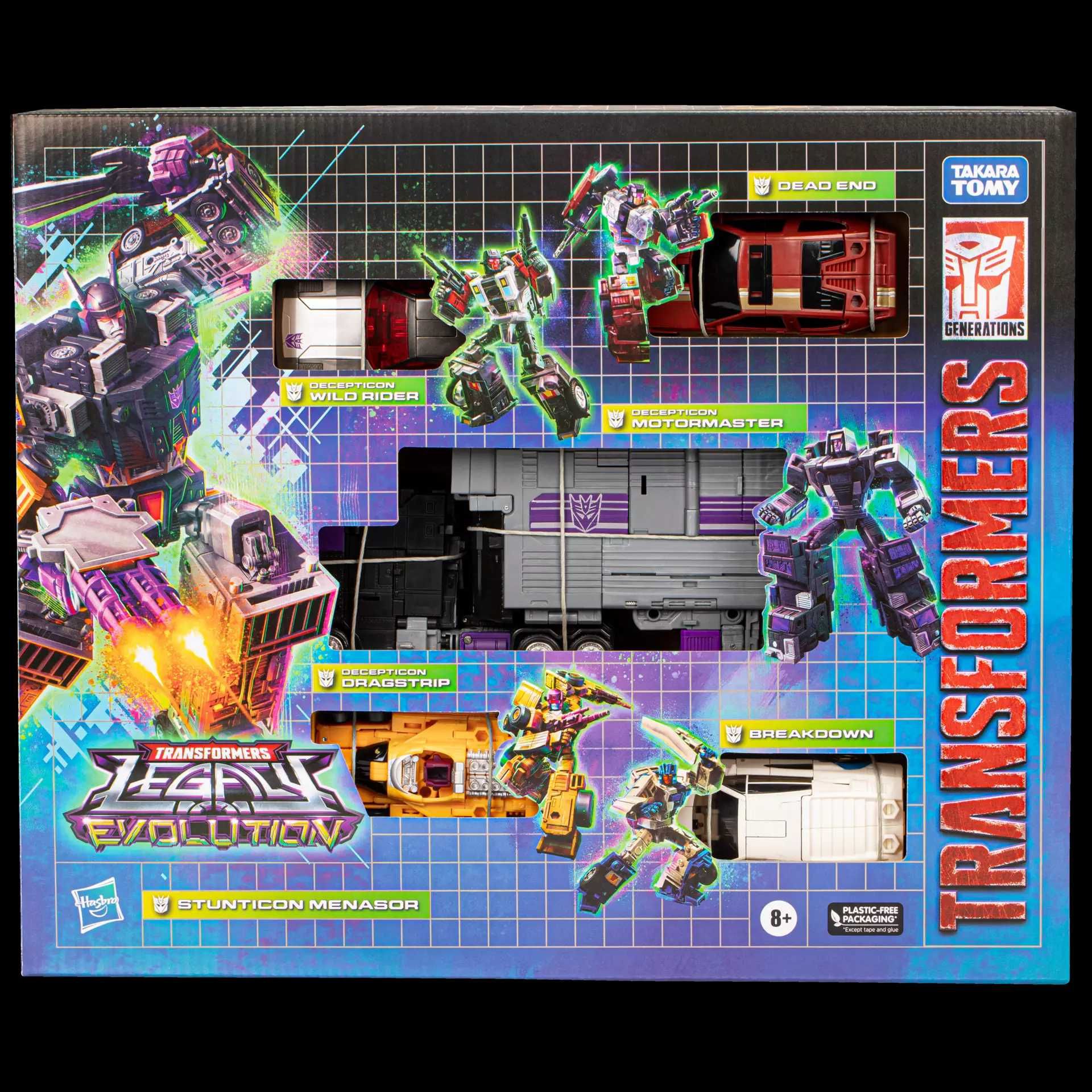 Transformers Legacy Evolution Stunticons G1 Menasor Multipack NOWY!