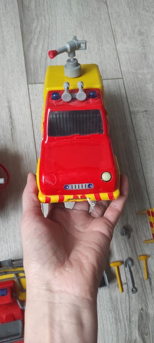 Zestaw Strażak Sam Fireman Venus przyczepka Quad auta zabawa