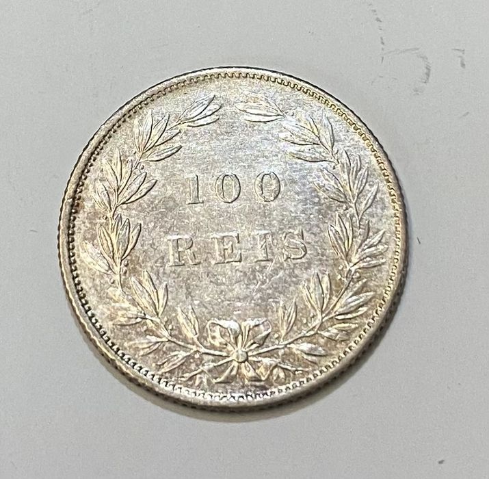 Moeda 100 Reis D LUIS I - 1888
