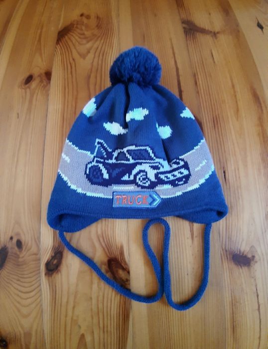 Zimowa czapka dla chlopca 3-5lat 53cm