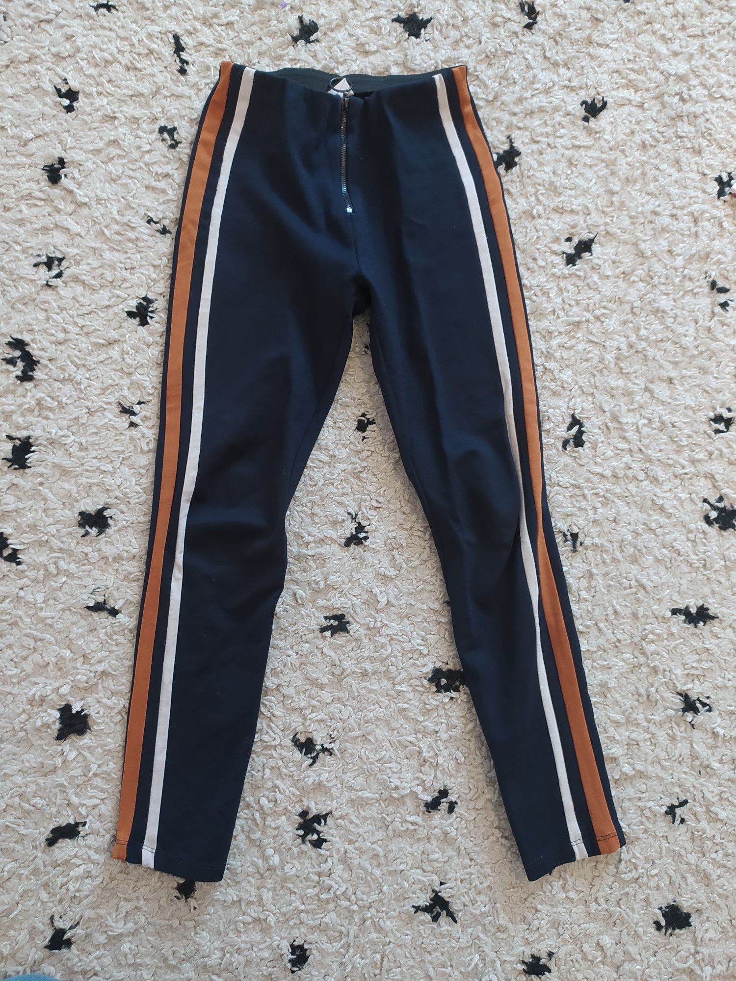 Legginsy zara 140 spodnie