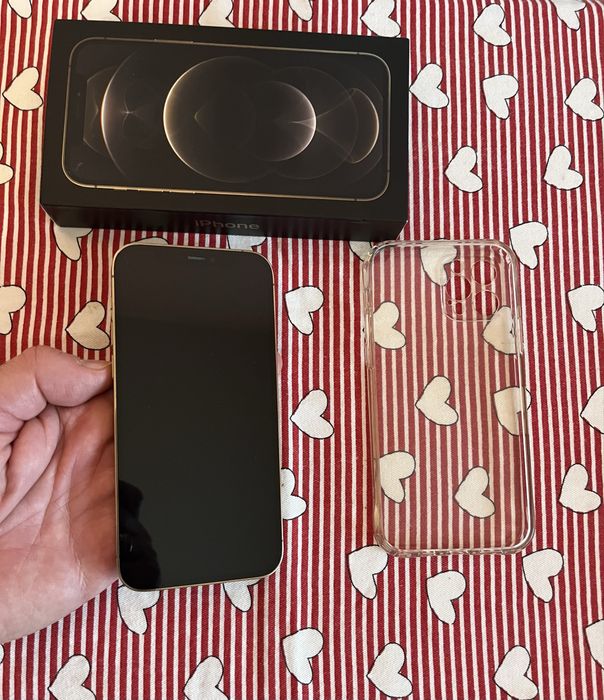 Okazja jak nowy iPhone 12 pro gold  256 gb zestaw