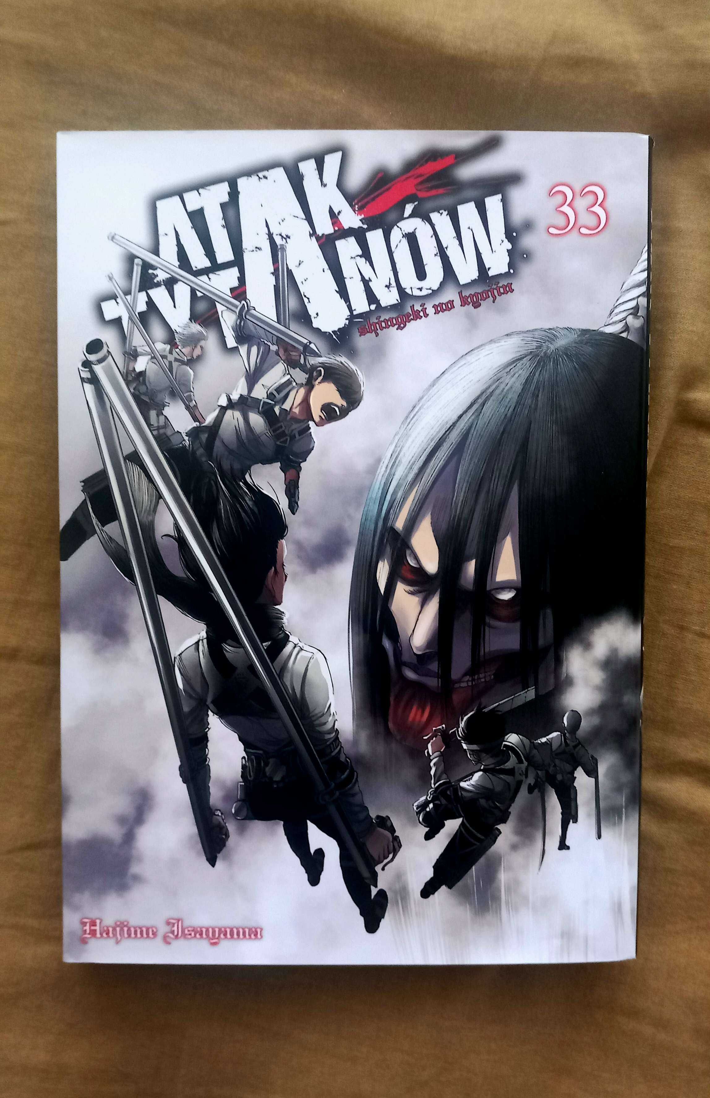 Atak tytanów (attack on titan) tom 33 i 34 PL