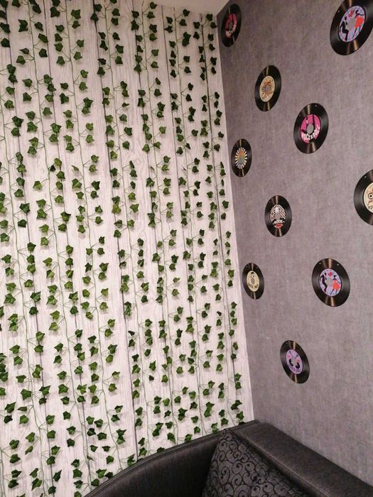 Sztuczny bluszcz 50 m na ścianę balkon taras dekoracja 50 metrów