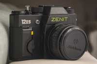 Lustrzanka analogowa Zenit 12XS Makino 28mm f2.8