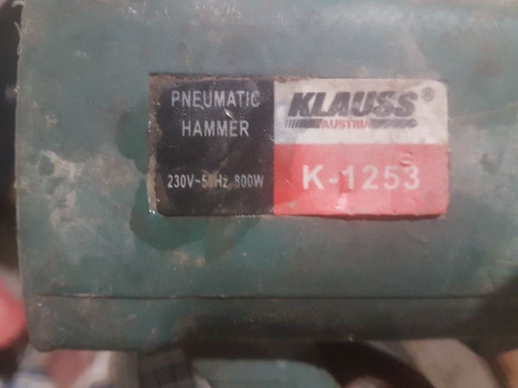 Запчасти Перфоратор KLAUSS pneumatic HAMMER