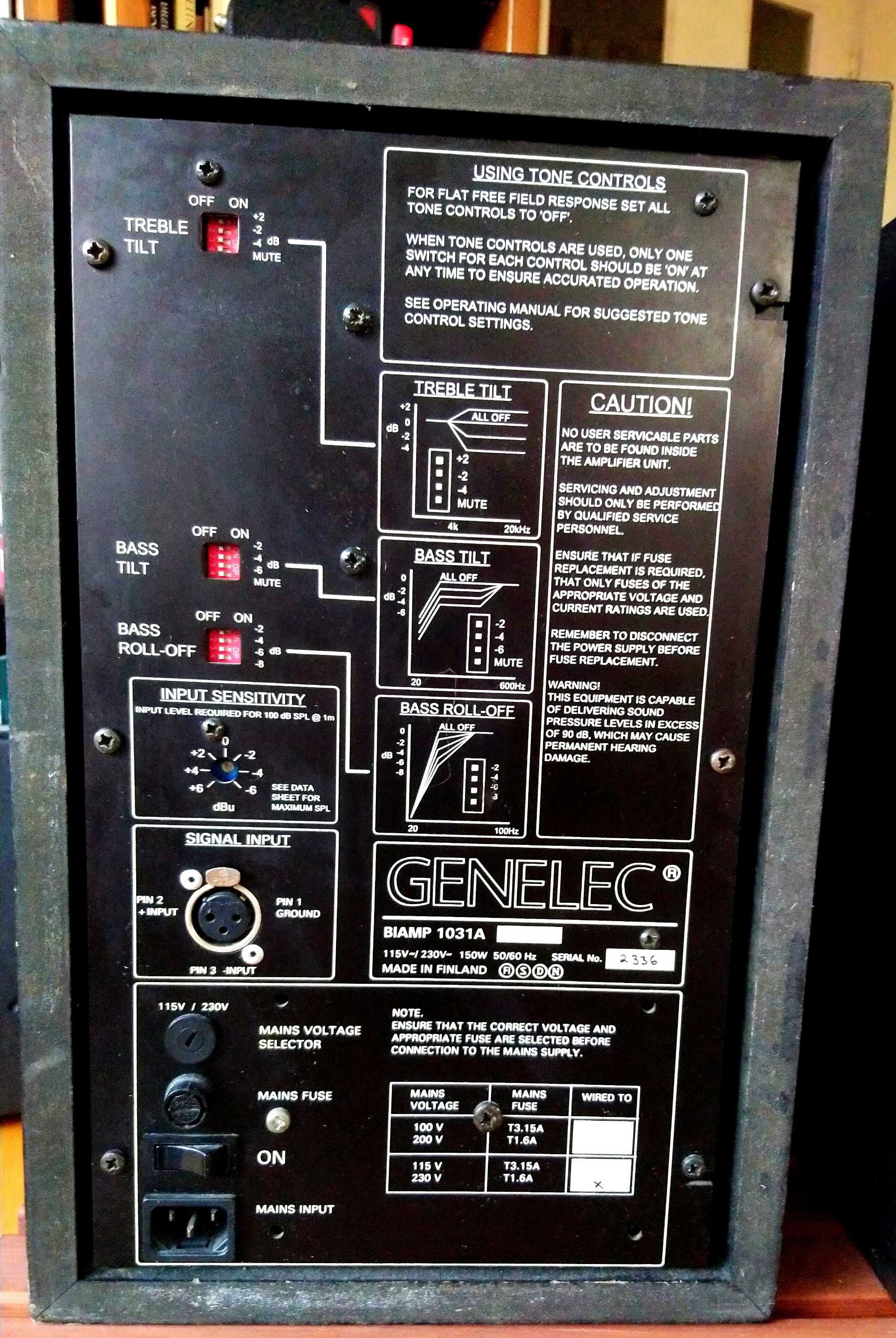 Genelec 1031A Aktywne monitory studyjne