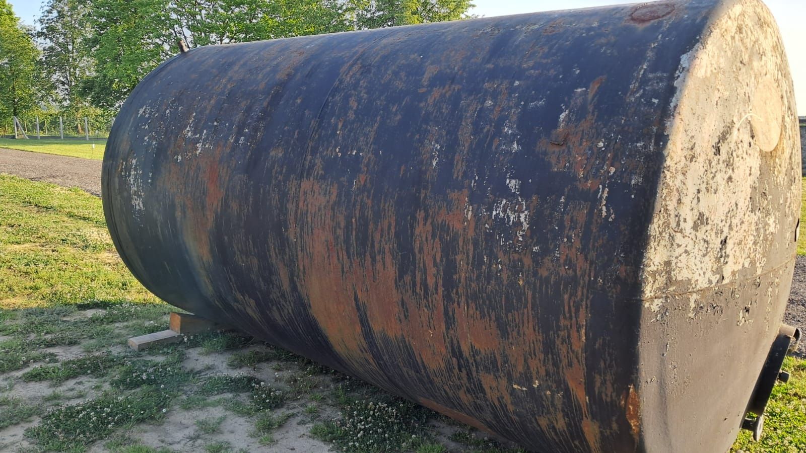 Zbiornik metalowy beczka na wodę rsm 15000 l