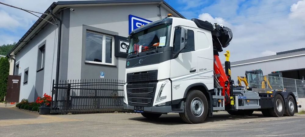 Volvo FH 500  VOLVO FH 500, MIX Złomowy, Hakowiec, HYVA, HDS, PENZ, Nowy