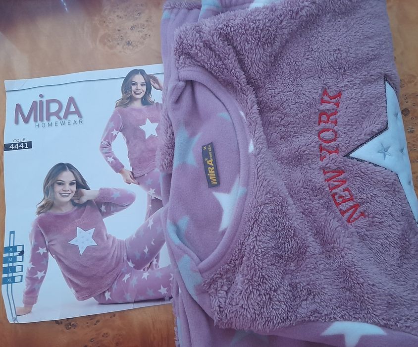 Жіноча піжама на флісі з махрою