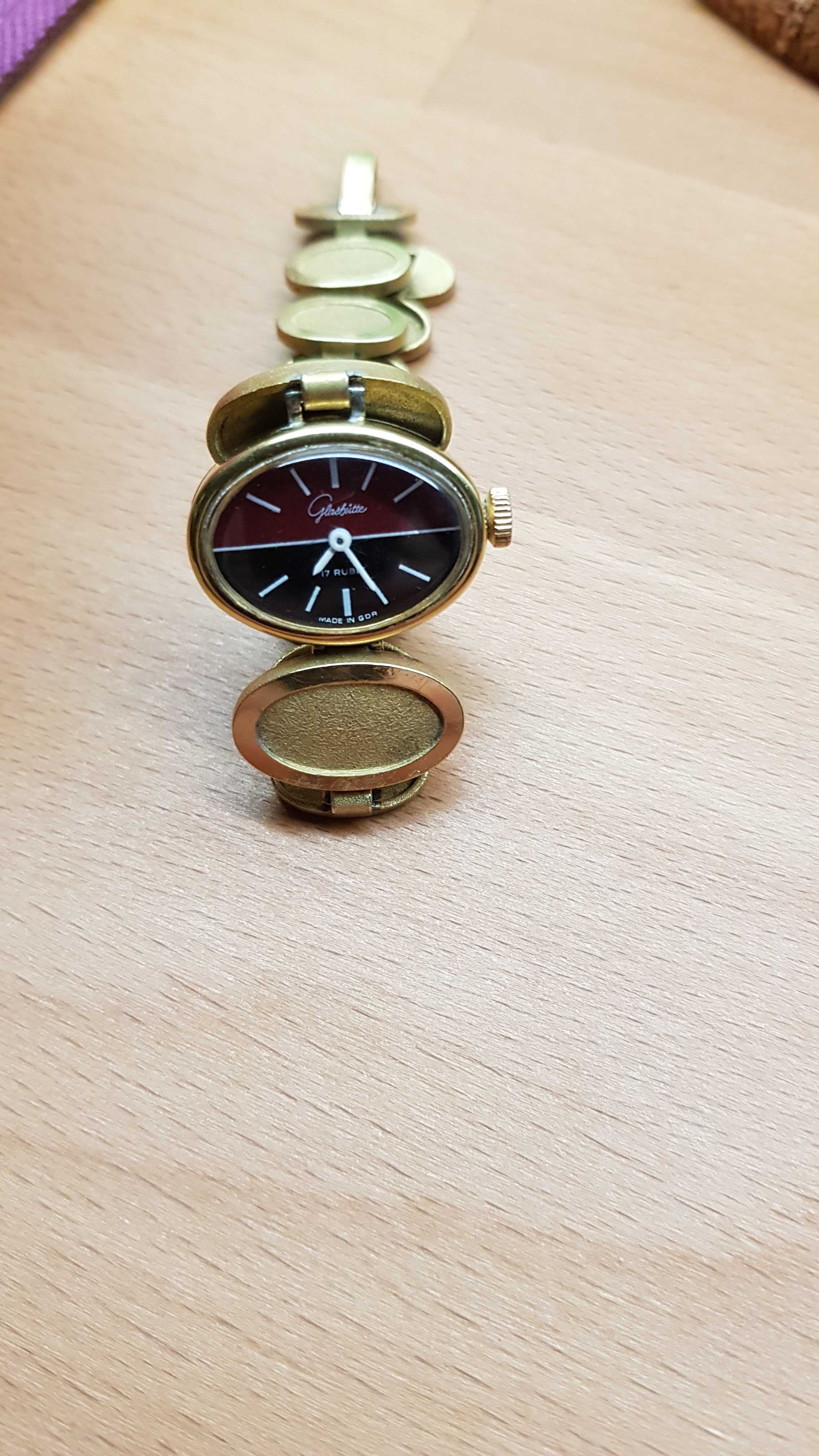 Rzadki biżuteryjny zegarek *Glashutte*