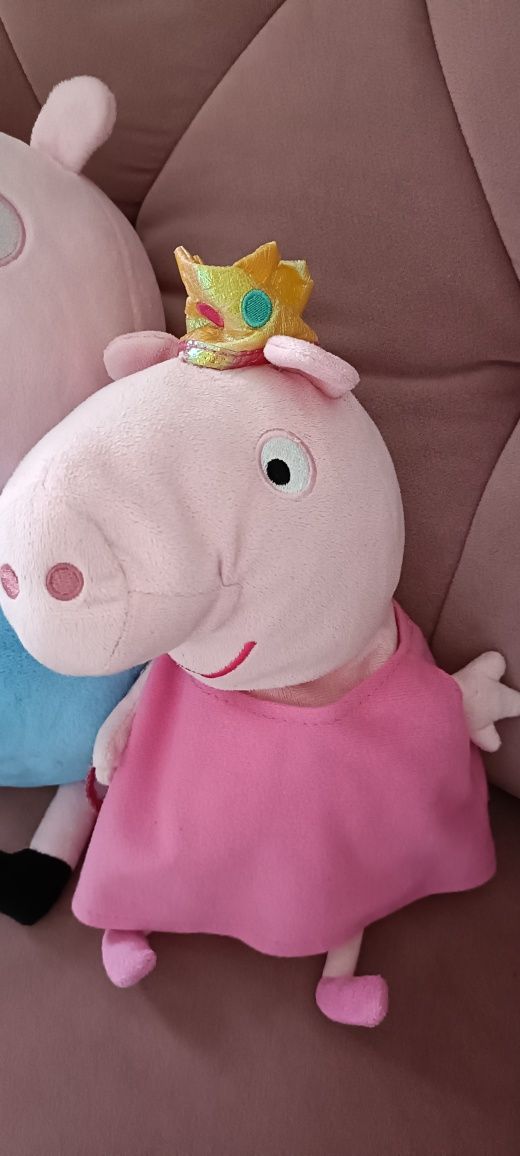 Świnka Peppa George mama świnka zestaw maskotka