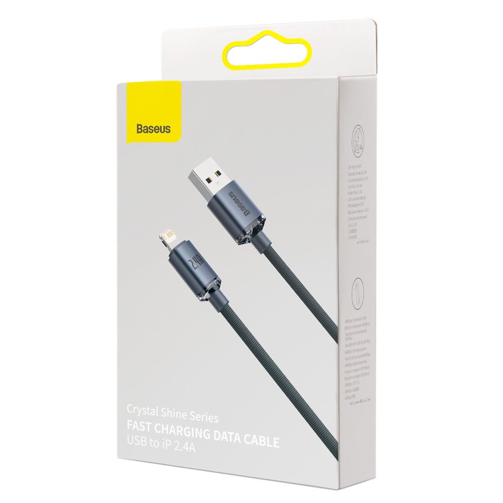 Kabel USB Lightning 1.2m 2.4A do szybkiego ładowania Baseus