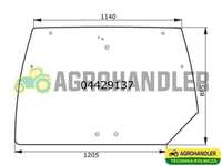 Szyba do ciągnika DEUTZ-FAHR Lamborhgini Same - tylna