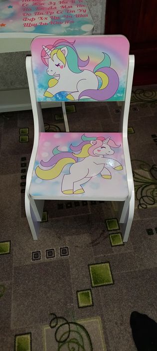 Парта дитяча (единоріжка)