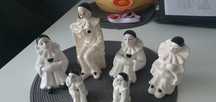Figurki niemieckie Pierrot Arlekin lata 70