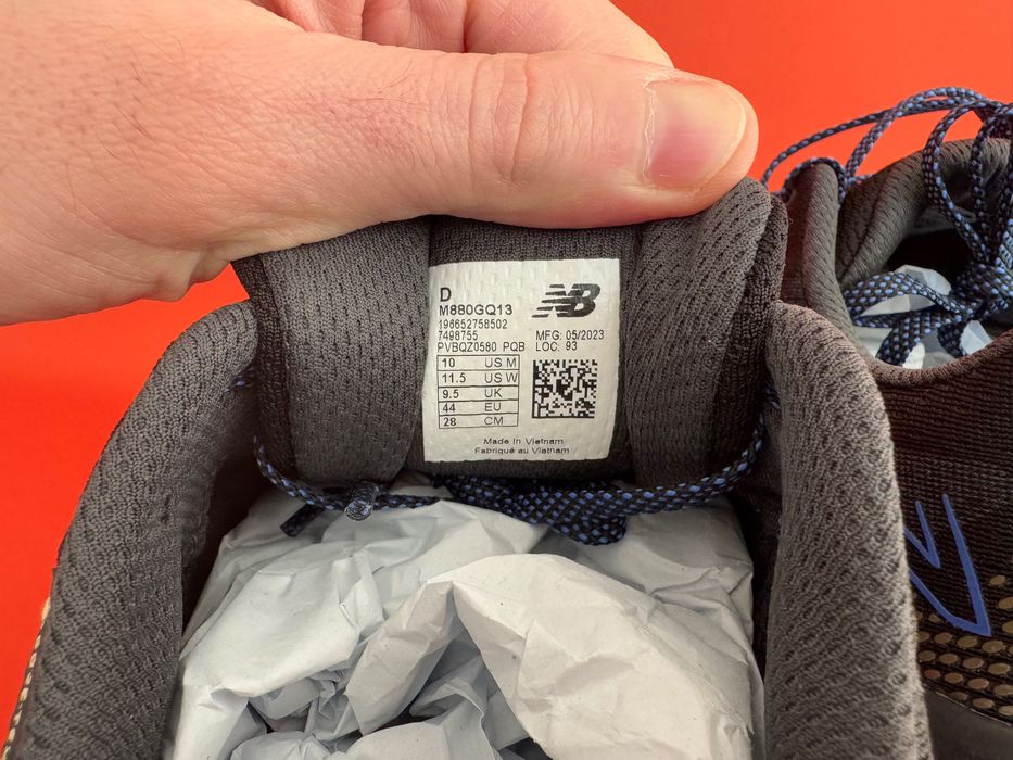 New Balance Fresh Foam 880 Gore-Tex чоловічі непромокаючі кросівки 44