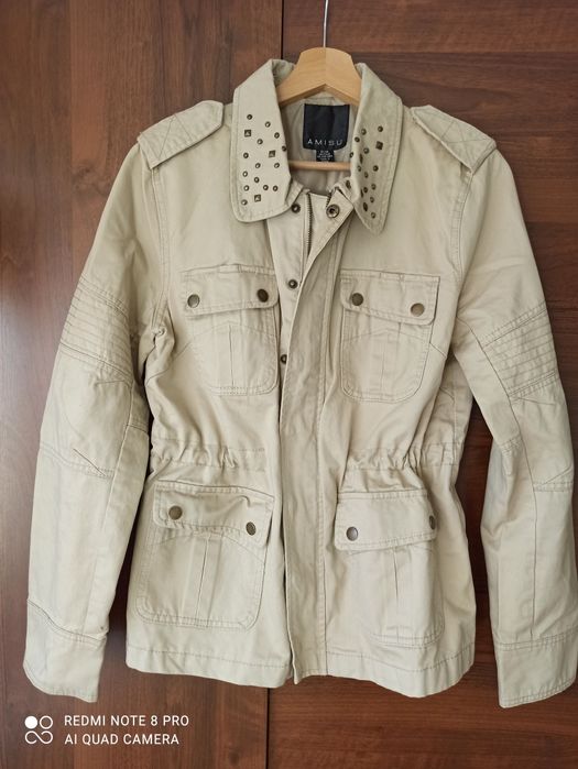 Kurtka, parka damska wiosenna rozm 38, m, amisu, New yorker