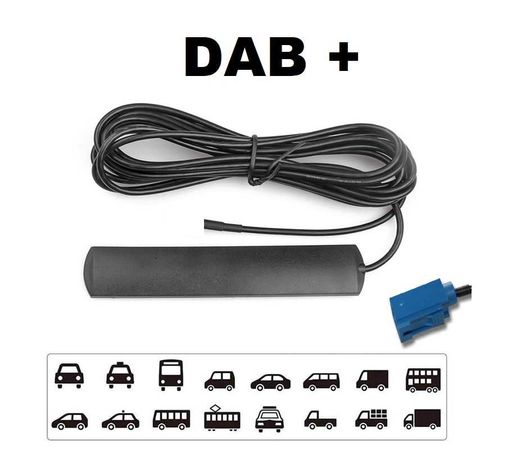 Antena cyfrowego radia DAB DAB+ UNIWERSALNA dla Peugeot / Citroen / DS