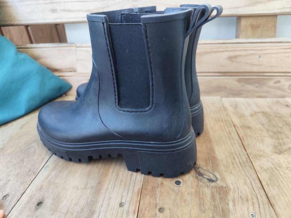 Botas de chuva usadas