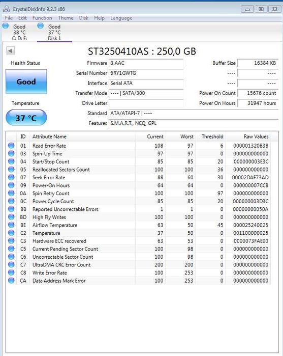 Жорсткий диск HDD  2.5" 3.5" SATA IDE SCSI 250GB 500GB 3TB 4TB 6TB