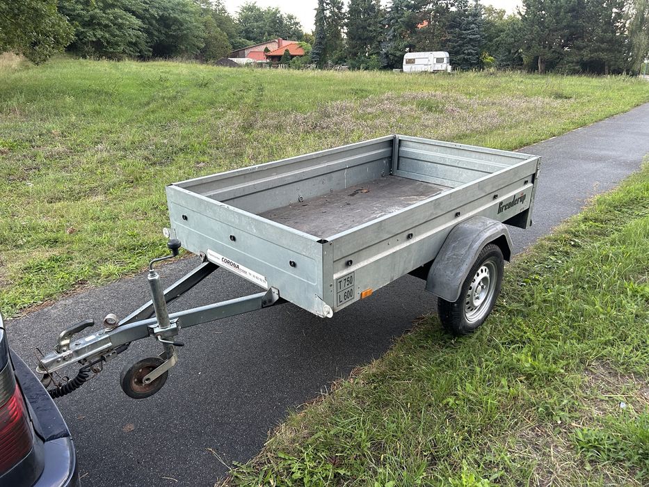 Przyczepka lekka sprowadzona dmc 750kg 2012r