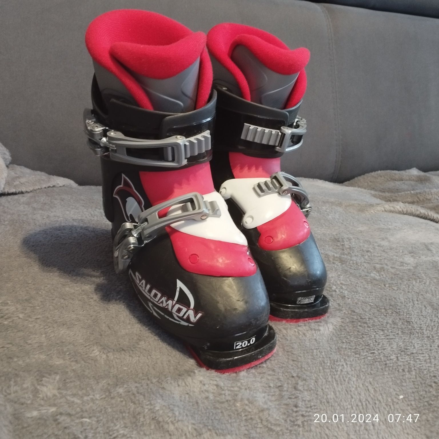 Buty narciarskie Salomon dla dziecka 20 - 20,5  247mm    stopa 32 - 33