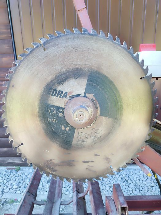 PIŁA DO DREWNA Ø500 mm Cyrkularka Wahadłowa Kołyskowa KRAJZEGA 4kW