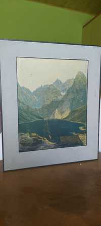 kolekcjonerski obraz Morskie Oko  Tatry- reprodukcja