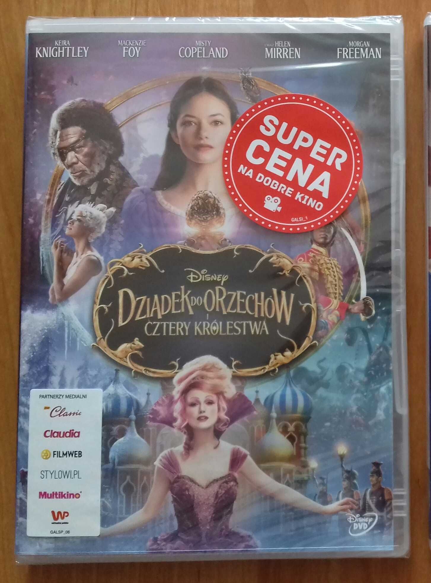 Film Dziadek do orzeczów i cztery królestwa Disney dvd  NOWY w FOLII