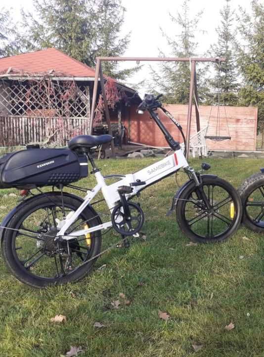 Rower elektryczny składany