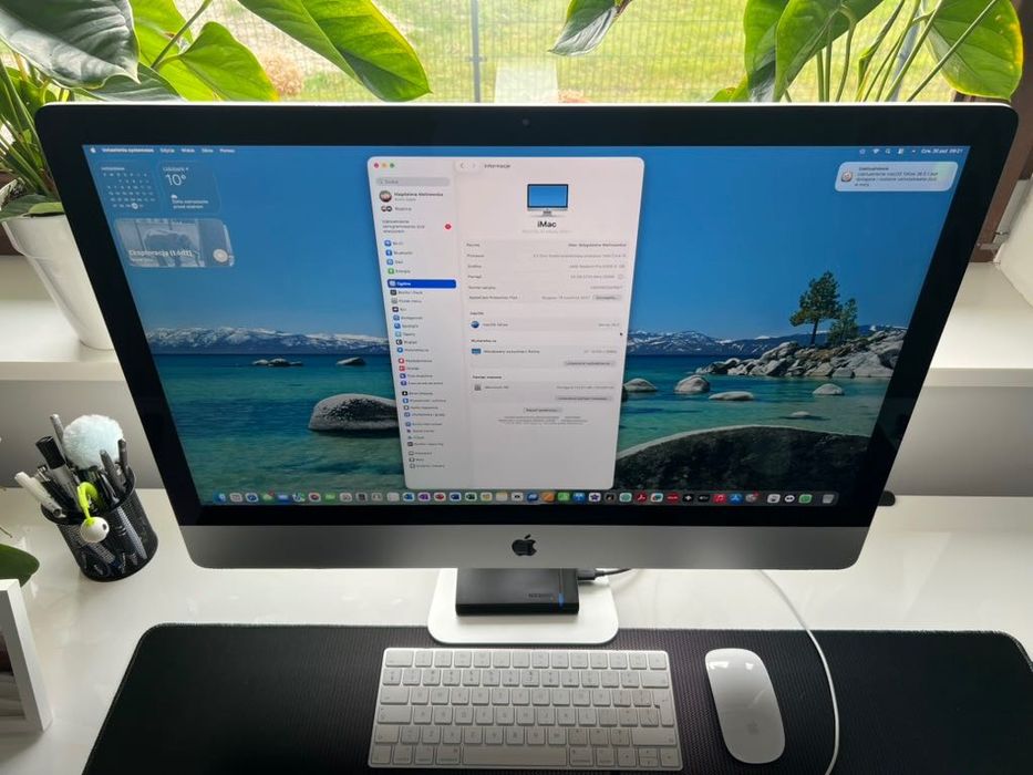 Apple iMac 27" 5K i5 "2020" 10GEN 24GB SSD 256GB RADEON GWARANCJA!