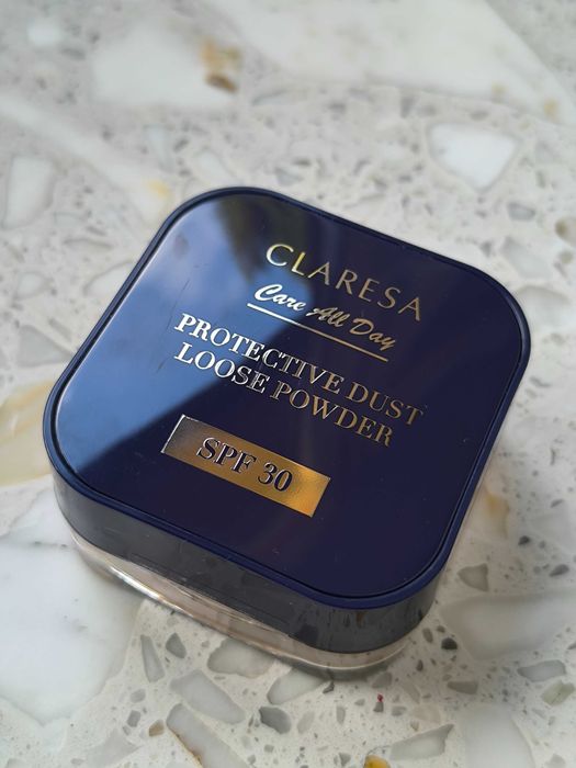 CLARESA utrwalający puder sypki z filtrem SPF30, universal, 5 g (nowy)