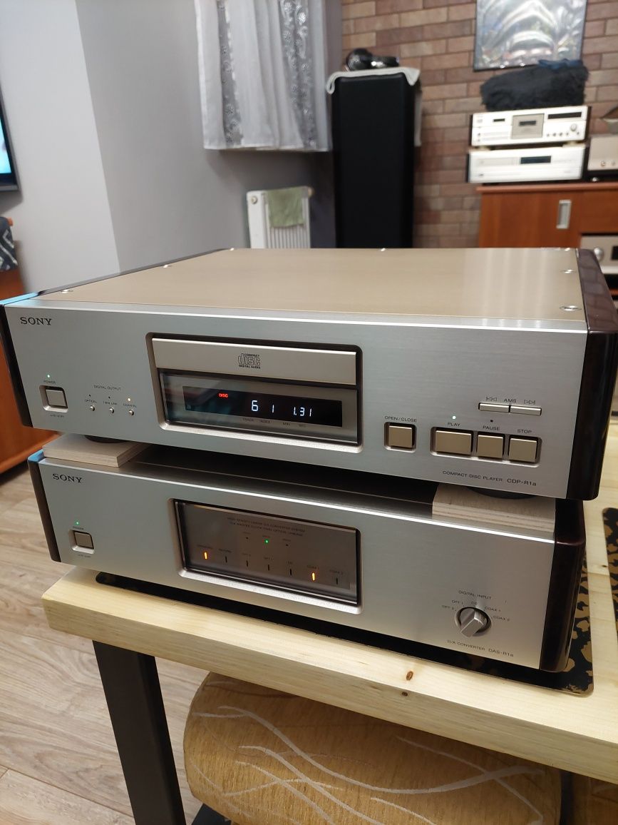 Sprzedam zestaw SONY CDP R1a+DAS R1a,stan kolekcjonerski