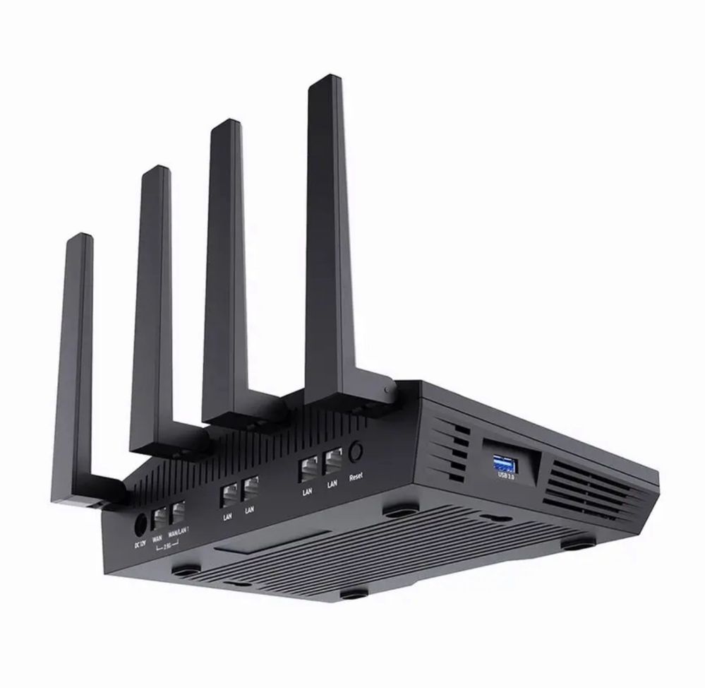 Маршрутизатор GL.iNet Flint 2 Wi-Fi 6 GL-MT6000 із подвійною швидкістю