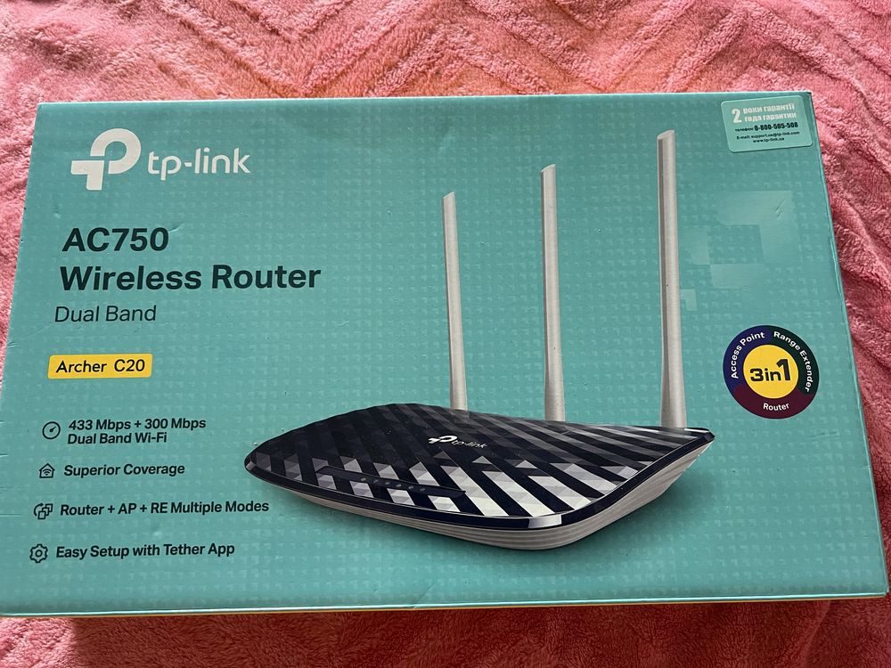 Промам роутер Tp-link ac750