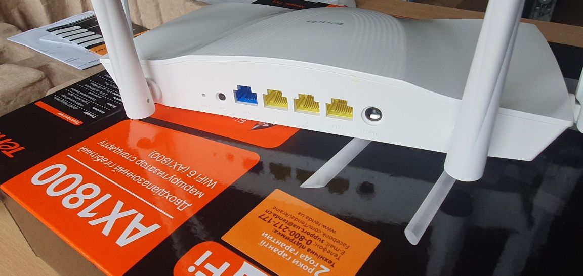 TENDA TX3 Маршрутизатор роутер Wi-Fi 6