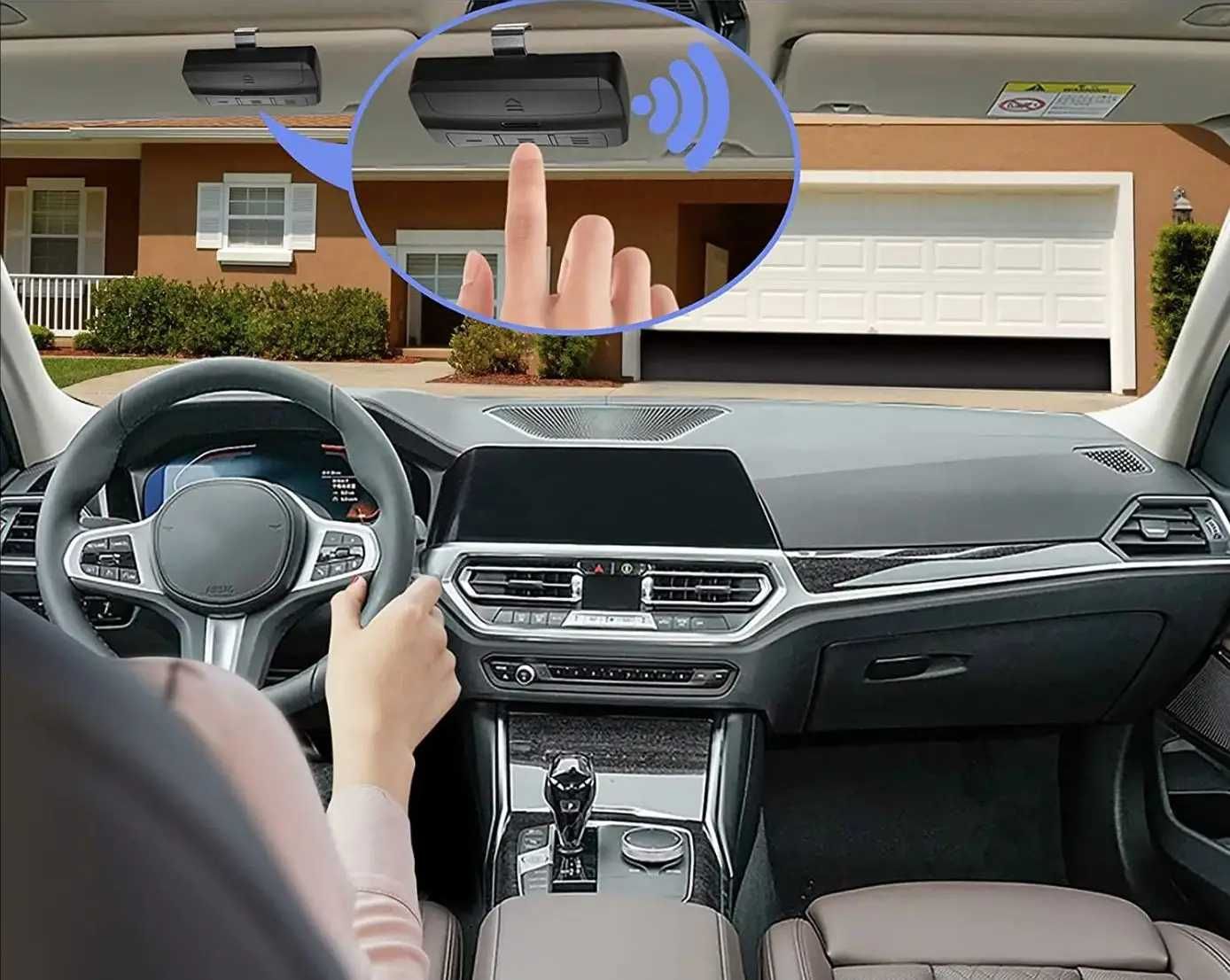 Мультичастотний універсальний пульт під козирок в авто для воріт