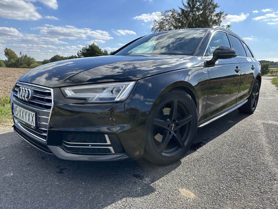 Audi A4 B9 2x S-Line 2.0 TDI Virtual S-Tronic Full Led 2018r Alu 18”