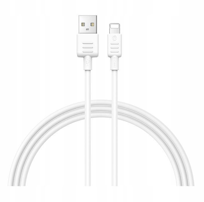 Kabel Lightning Do Iphone 1M 12 Pro 11 X 8 7 Mocny Szybki 2.4A Recci