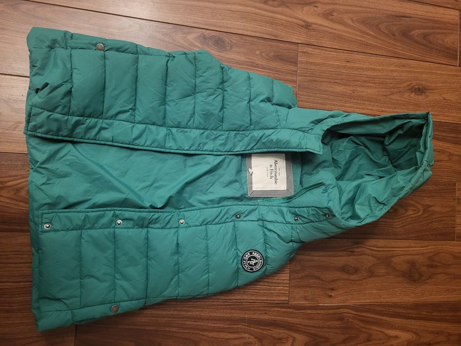 Bezrękawnik kamizelka zielona Abercrombie L