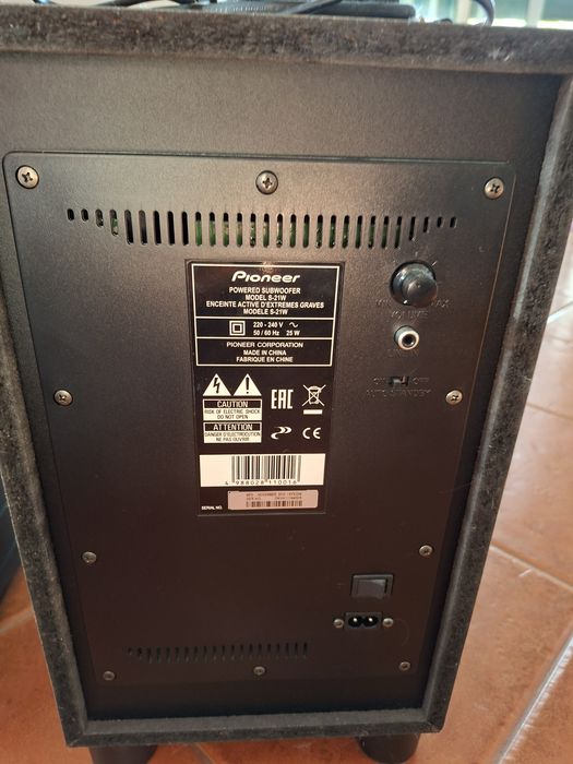Amplificador AV VSX-330-K + Subwoofer Pionner
